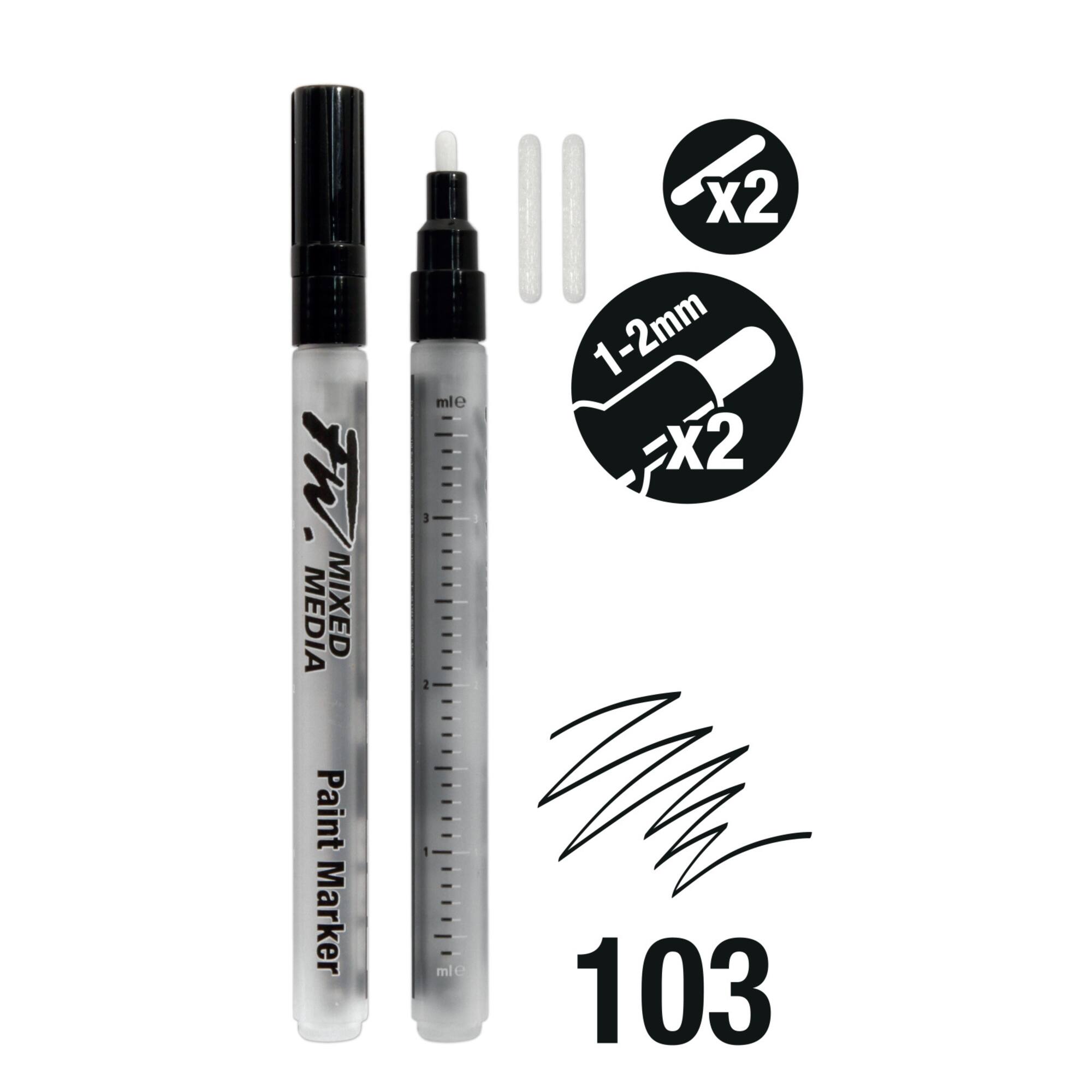 Daler-Rowney® 103 Small 2 FW Empty Paint Marker Set